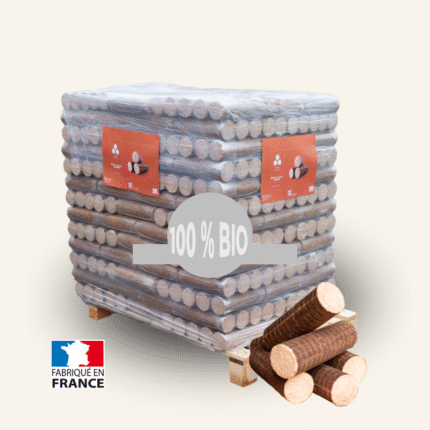 Wooday Comfort Komprimierte Brennholzscheite – Palette mit 96 Packungen