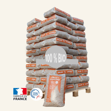 Wooday Holzpellets – Palette mit 65 Säcken à 15 kg